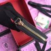 Gucci Sylvie Zip Around Wallet In Black Leather