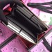 Gucci Sylvie Zip Around Wallet In Black Leather