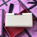 Gucci Sylvie Continental Wallet In White Leather