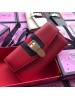 Gucci Sylvie Continental Wallet In Red Leather