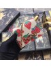 Gucci Zumi Strawberry Print Card Case Wallet