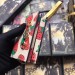 Gucci Zumi Strawberry Print Card Case Wallet