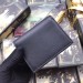 Gucci Zumi Card Case Wallet In Black Grainy Leather