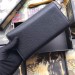 Gucci Zumi Continental Wallet In Black Grainy Leather