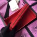 Gucci Red GG Marmont Zip Around Wallet