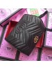 Gucci Black GG Marmont Continental Wallet