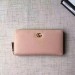 Gucci Light Pink Leather Zip Around Wallet