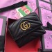 Gucci Black GG Marmont Matelasse Walle