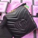 Gucci Black GG Marmont Matelasse Walle