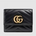 Gucci Black GG Marmont Matelasse Walle