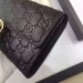 Gucci Icon Continental Wallet In Black Guccissima Leather