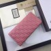 Gucci Icon Continental Wallet In Pink Guccissima Leather