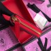 Gucci Zip Around Wallet In Red Guccissima Leather