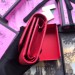 Gucci Red GG Marmont Compact Wallet