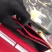 Gucci GG Marmont Chain Wallet In Red Leather