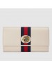 Gucci Rajah Continental Wallet In White Leather