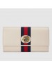 Gucci Rajah Continental Wallet In White Leather