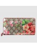 Gucci GG Blooms Zip Around Wallet