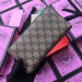Gucci Beige GG Supreme Zip Around Wallet