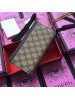 Gucci Padlock Continental Chain Wallet In GG Supreme Canvas