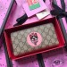 Gucci GG Supreme Zip Around Wallet With Bosco Patch