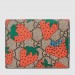 Gucci GG Gucci Strawberry Print Card Case Wallet