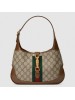 Gucci Beige Jackie 1961 Small Hobo Bag With Brown Trim