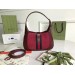 Gucci Jackie 1961 Small Hobo Bag In Red Suede Leather