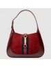 Gucci Jackie 1961 Small Hobo Bag In Red Suede Leather