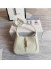 Gucci Jackie 1961 Mini Hobo Bag In White Leather