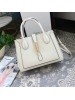 Gucci Jackie 1961 Medium Tote Bag In White Leather