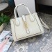 Gucci Jackie 1961 Medium Tote Bag In White Leather