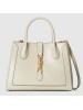 Gucci Jackie 1961 Medium Tote Bag In White Leather