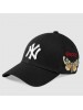 Gucci Black Baseball Cap With NY Yankees™ Patch