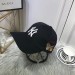 Gucci Black Baseball Cap With NY Yankees™ Patch