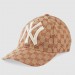 Gucci Beige Baseball Hat With NY Yankees™ Patch