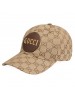 Gucci Beige/brown GG canvas baseball hat