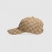 Gucci Beige/brown GG canvas baseball hat