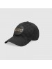 Gucci Black Original GG canvas baseball hat