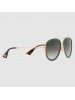 Gucci Aviator Metal Sunglasses 461704-2363