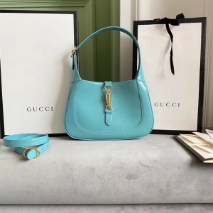 Gucci Jackie 1961 Small Hobo Bag In Light Blue Leather