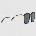 Gucci Square acetate and metal sunglasses