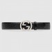 Gucci Signature leather black belt