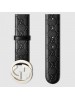 Gucci Signature leather black belt