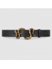 Gucci Leather belt with snake buckle