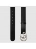 Gucci GG Marmont Black leather belt