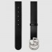 Gucci GG Marmont Black leather belt