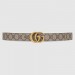 Gucci GG Marmont reversible black leather belt