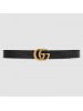 Gucci GG Marmont reversible black leather belt