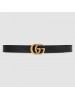 Gucci GG Marmont reversible black leather belt